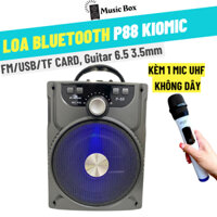 Loa Kéo Bluetooth P-88 6.5 Kiomic Tặng Kèm Micro Hát Karaoke Cực Hay-Loa Di Độnng-Loa Xách Tay-P88 Cầm Tay Music Box