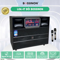 Loa Kéo BOSSINON Bass Đôi 4 Tấc S215R5 | Loa Dùng Bình Chuyên Karaoke, Nghe Nhạc