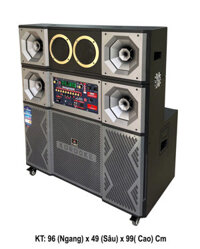 Loa Kéo Bossinon tủ gập Bass Đôi 4 Tấc G15K5 | Loa Dùng Bình Chuyên Karaoke, Nghe Nhạc