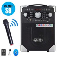 Loa kéo DAILE S8 có mic bluetooth-Tặng Míc Không Dây - S8