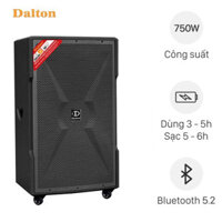 Loa kéo Dalton DA-15XPro, Bass 40, 750W, 2 Mic không dây