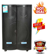 LOA KÉO DI ĐỘNG ALOKIO AL-GD95 BASS 4 TẤC CÔNG SUẤT ĐỈNH 500W