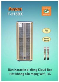 LOA KÉO DI ĐỘNG FORZEN F-215BX 4 TẤC ĐÔI CÔNG SUẤT CỰC KHỦNG