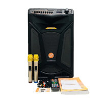 LOA KÉO DI ĐỘNG HOXEN LA-15M - TÍCH HỢP ĐẦU KARAOKE 5 SỐ