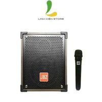 Loa kéo di động JBZ NE-106 - Loa karaoke thùng gỗ siêu chất 2 lớp bass 2 tấc, công suất 120w kèm micro không dây cao cấp - Hàng nhập khẩu