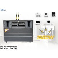Loa Kéo Di Động Karaoke Bass Đôi 40 MTMax BK12 (1500W) 4 Tấc Đôi. Rất Thích Hợp Khi Bạn Muốn Tổ Chức Các Buổi Tiệc Ngoai
