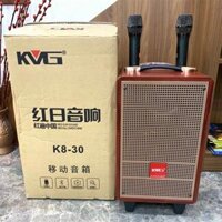 Loa Kéo Di Động Karaoke KVG K8-30 (Bass 8", 2 Micro)