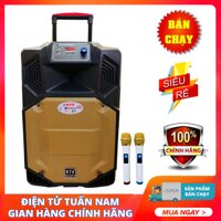 LOA KÉO DI ĐỘNG KTV SS1 - 15 (4 Tấc) CỰC HAY (Màu gold)