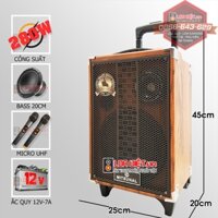 Loa kéo di dộng Mitsunal M8 - 2025 - Bass 20