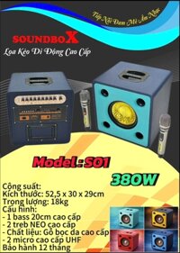 Loa Kéo Di Động Soundbox S01 Karaoke siêu hot