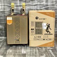 Loa Kéo Di Dộng SUNY BOX GJ-808 (Bass 20cm, 2 Micro)
