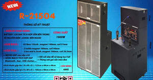 Loa kéo di động Temeisheng 215-04
