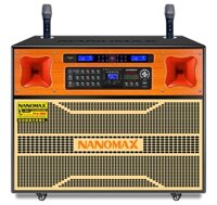 Loa Kéo Điện Karaoke Nanomax Pro-903 (Bass Đôi 40cm/ 2000w)