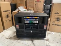 Loa kéo điện SoundBox SB-1547, 50 tấc đôi main 32 sò, vang ur10, bass 100-220, Trebl 750 bluetooth kèm 2 micro không dây Shure 6680 hát karaoke [BH 1 năm]