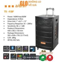 Loa Kéo Gỗ 4 Tấc Chính Hãng ...A/D/S TI-15F