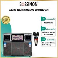 loa kéo hát karaoke Bossinon N8007K, Công suất: 1000Watts (Sản Phẩm Bảo Hành 12 Tháng - Bình + micro bảo hành 6 tháng)