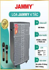 Loa Kéo JAMMY Bass 4 Tấc S15K1
