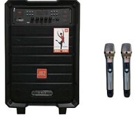 Loa KÉO JBZ JB1213 -LOA 3 TẤC THÙNG GỖ, có bluetooth - KÈM 2 MIC KHÔNG DÂY - ÂM THANH CỰC HAY