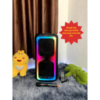 Loa kéo karaok partybox Loa bluetooth NDR-1097 Siêu bass công suất lớn tặng 1 mic không dây