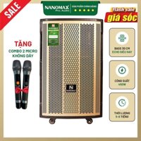 Loa Kéo Karaoke 4 tấc Công Suất Lớn 450w Nanomax| Loa Kéo Bluetooth KS-12F3 2022 Bass 30