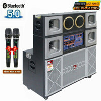 Loa Kéo Karaoke 4 Tấc Đôi Gập [ Trả Góp 0% ] | Bass 40 Đôi BM 215 ( Màu Xám ) Công Suất 3800w G56