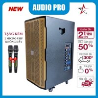 Loa Kéo Karaoke 5 Tấc Pro 18SV5 Công Xuất Lớn 1700w Bluetooth Tặng Kèm Cặp Micro Kim Loại UHF Chống Hú T04