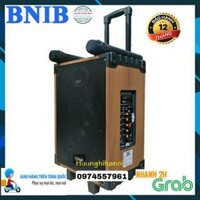 Loa kéo karaoke bluetooth giá rẻ BNIB T8 mini bass 2 tấc Loa kẹo kéo di động thùng gỗ