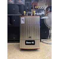 Loa kéo Karaoke Bluetooth JBA J-505B: Bass 40, Có 3 loa, Công suất 500W, Thùng gỗ chắc chắn, 2 Mic không dây vỏ kim loại