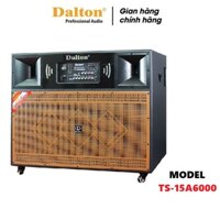 Loa kéo karaoke công suất cao, loa kẹo kéo karaoke Dalton TS-15A6000 công suất 2200W, Bass loa 15 inches x 2 BH 12 tháng