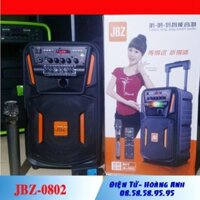 Loa kéo karaoke di động JBZ 0802 loa kéo bluetooth mini hát karaoke gia đình âm thanh cực hay + Tặng 1 micro