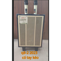 Loa kéo karaoke  di động   Loa Kéo  Q8 Bảng nâng cấp 2023 Karaoke Bluetooth Hát Siêu Hay Mẫu Mới combo xuất vat