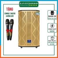 Loa Kéo Karaoke KANAYO P650 Công Suất Lớn 620W | Điện Máy Đại Phát Vĩnh Lộc | Tặng Kèm Cặp Micro