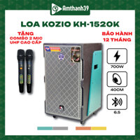 LOA KÉO KARAOKE LOA KOZIO KH-1520K BASS 40 ÂM THANH MẠNH MẼ, THIẾT KẾ HIỆN ĐẠI