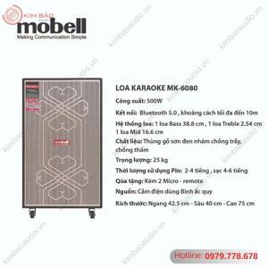 Loa kéo Karaoke Mobell MK-6080 600W