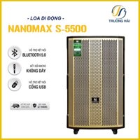 Loa Kéo Karaoke Nanomax S-5500 Bluetooth Bass 50cm 1320w