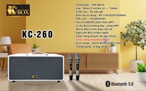 Loa kéo karaoke xách tay KCBOX KC-260