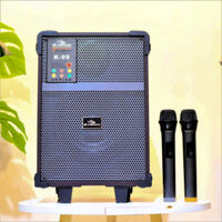 Loa kéo Kiomic K99 - Loa kéo di động bass 2 tấc - Tặng kèm 2 micro không dây