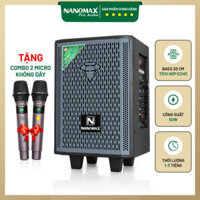 Loa Kéo Mini Nanomax S-100 Thùng đen Bass 20cm 50w