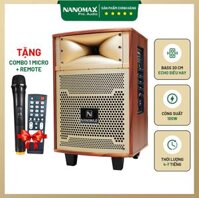 Loa Kéo Mini Nanomax S-8B Bass 2 Tấc 100w Karaoke Bluetooth