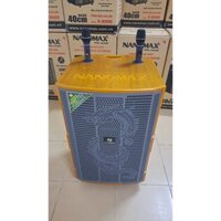 Loa Kéo Nanomax GT-2024 ( vàng, thùng sơn PU) Bass 50cm 820w Karaoke Bluetooth