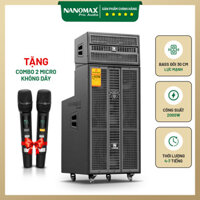 Loa Kéo Nanomax Pro-12D Bass Đôi 30cm 2000w | Loa Kẹo Kéo Nanomax | 50+ Mẫu Loa Karaoke Bluetooth Giá Tốt