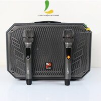 Loa kéo ProSing W8-Alisa / Silver E - Dàn loa karaoke gia đình công suất 100W, thùng gỗ gọn nhẹ - Bảo hành 12 tháng