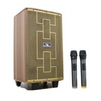 Loa kéo thùng gổ 2 micro KIOMIC K89