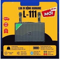 Loa Kéo Xách Tay BlueTooth LEONG L-111 Tặng Kèm Mic Hát Karaoke Di Động -