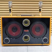 Loa Kéo Xách Tay, Loa Karaoke Di Động SoundBox 8 Đường Tiếng, 2 Bass, 2 Trung, 2 Treble, 2 Kèn