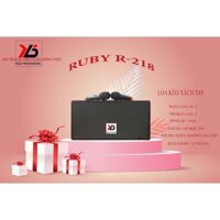 Loa kéo xách tay Ruby R-218 - loa hai bass 16- hàng chính hãng