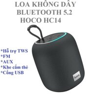 Loa không dây bluetooth V5.2 hỗ trợ TWS cho điện thoại laptop hoco HC14 _ Hàng chính hãng