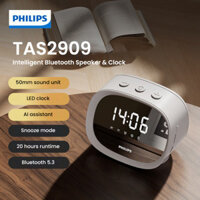 Loa không dây Bluetooth Philips TAS2909 Thẻ đồng hồ báo thức thông minh Loa để bàn đa chức năng