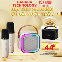 Loa Không Dây K12 Mini Kết Nối Bluetooth Kèm 2 Micro Thiết Kế Nhỏ Gọn Tiện Dụng Pin 2000 mAh HAHAHA TECHNOLOGY