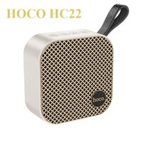 Loa không dây mini bluetooth V5.2 hỗ trợ TWS cho điện thoại laptop hoco HC22 Hàng chính hãng - Kem
